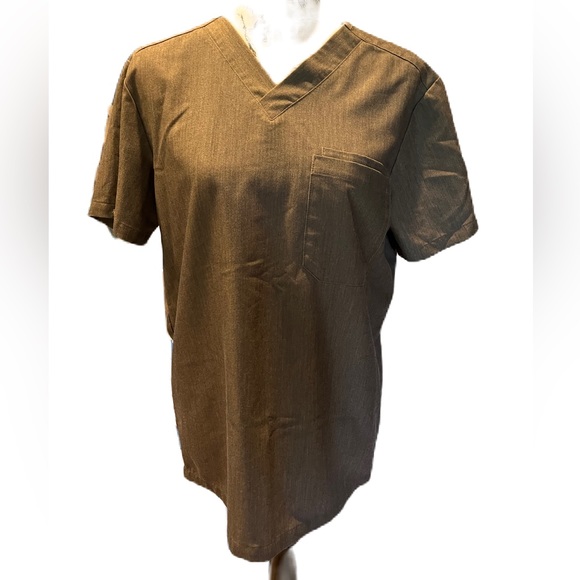 Figs Other - Figs Technical gray v neck front pocket scrub top size small